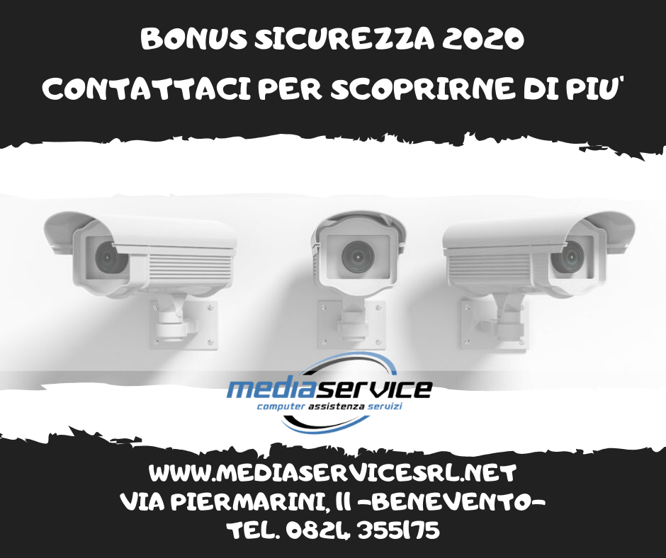 BONUS SICUREZZA 2020